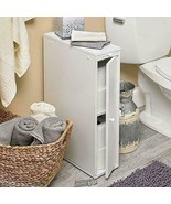 Slim Wood Bathroom Sideboard, 24-Inch, White New - $59.84