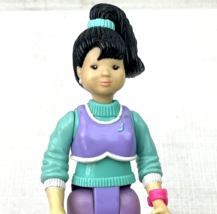 Vintage 1995 Fisher Price Loving Family Asian Mom with Watch Pony Tail Hair - $9.70