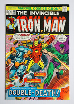 1973 Invincible Iron Man 58 by Marvel Comics 5/73, 1st Series, 20¢ Ironman cover - £23.50 GBP