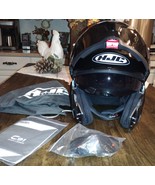 HJC C91 Motorcycle/Snowmobile Helmet Gloss Black 4XL Modular Sunscreen - $179.99