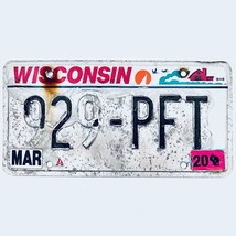 2020 United States Wisconsin Dairyland Passenger License Plate 929-PFT - $225.96 MXN
