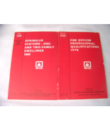 1976-1980 2 NATIONAL FIRE PROTECTION FIREMAN TRAINING MANUAL BOOK APPARA... - £6.30 GBP