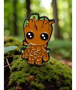 Cute Tree Creature Enamel Pin – Kawaii Forest Baby Pin, Nature Fantasy L... - $14.84