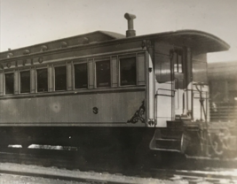 Saint Paul &amp; Pacific Railroad SP&amp;P #3 Coach Car Train B&amp;W Photograph - £10.92 GBP