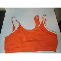 Womens Nike Training Top 225387 L ORANGE dri-fit bra top workout shirt - £19.57 GBP