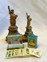 Statue of Liberty New York Mixed Souvenir Tourist Lot Statuettes Playing Cards - £23.86 GBP