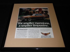 1982 Buick Regal Sedan Framed 11x14 ORIGINAL Vintage Advertisement - $34.64