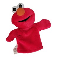 Sesame Street Elmo Hand Puppet Plush 9 in 2004 Fisher Price Stuffed Animal Toy - $14.69