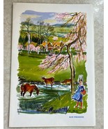 Air France Vintage  On The Intercontinental Jet Brittany New York To Par... - $11.87