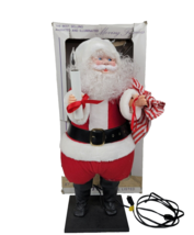 Vintage Display Arts Worldwide Santa Claus Animatronic Figure With Candle Works - £50.87 GBP