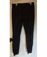 Womens 1 24 KanCan Black Distressed Punk Skinny Denim Jeans Style KC5056BK - $349.79 MXN