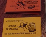 MONOPOLY REPLACEMENT CHANCE AND COMMUNITY CHEST CARDS! - $5.89