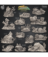 3D Printed Cast n Play Ocean Core Set Ocean Terrain Set Terrain Essentials - €10,10 EUR+