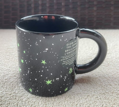 Starbucks 2022 Fall Halloween Glow in the Dark Night Sky Black Mug 12oz Cup - £25.53 GBP