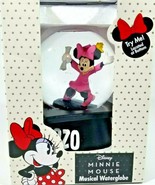 Disney 2020 Minnie Mouse in Cap and Gown Graduation Musical Water Globe  - £16.35 GBP