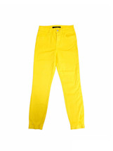 J BRAND Womens Jeans Alana Crop Skinny Fit Destruct Yellow Size 24W 23127I56H - $78.79