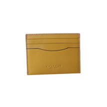 Coach Leather Yellow Card Case 1 $120 Worldwide Shipping - £38.77 GBP