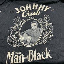 Johnny Cash TShirt Man In Black Nashville TN Outlaw Music Mens Size Medi... - $7.95
