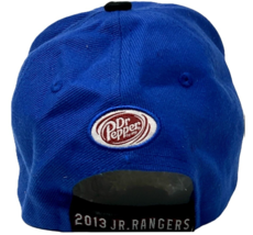 2013 Texas Jr Rangers MLB Baseball Dr Pepper Strapback Cap Melonwear - Blue image 8