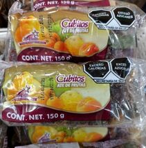 2X  FRUIT PASTE SQUARES ( ATE DE FRUTA CUBITOS ) 2 PACKS OF 150g EACH FR... - $16.82