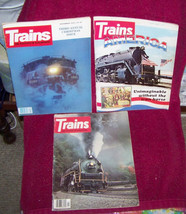 lot of {5} vintage 1970&#39;Smagazines   transportation { trains} - £10.51 GBP