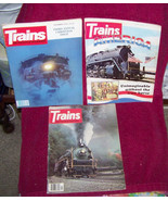 lot of {5} vintage 1970&#39;Smagazines   transportation { trains} - £10.45 GBP