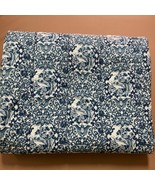 Ralph Lauren Tamarind Porcelain Blue White Twin Comforter Floral Bird READ - $98.01
