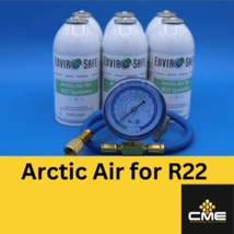 Envirosafe Arctic Air , AC Refrigerant/Freon Support (6) 4 oz cans and g... - £86.02 GBP