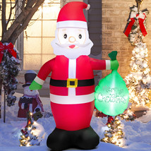 5 FT Christmas Inflatable Santa Claus Blow up Yard Decoration for Lawn Party - £46.19 GBP