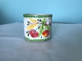 Handmade Italian Ceramic Pottery Italy Vase Jar Majolica - £7.75 GBP