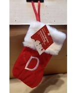 Christmas Monogram Stockings You Choose Letter Mini 7&quot; x 5&quot; By Home NIB ... - €3,30 EUR