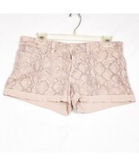 Bella Dahl Women&#39;s Tan Snake Skin Print Shorts Size 27 - $18.94