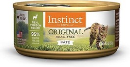 Instinct Original Grain Free Real Venison Recipe Natural Wet Canned Cat Food by - £51.29 GBP