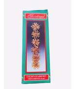 Christmas Around the World Copper and Gold Starburst Tree Ornaments Set ... - £9.30 GBP