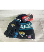 Ultra Game NFL Jacksonville Jaguars Winter Beanie Knit Hat with Gloves S... - $34.65