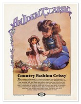 Ideal Country Fashion Crissy Doll Vintage 1982 Full-Page Print Magazine Toy Ad - $9.70