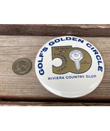 VTG GLEN CAMPBELL LA OPEN RIVIERA COUNTRY CLUB GOLF GOLDEN CIRCLE PIN BU... - £11.59 GBP