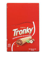 Box 48 FERRERO TRONKY Wafer filled With HAZELNUT &amp; CHOCOLATE crunchy cookie - $41.00
