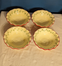Set Of 4 Pfaltzgraff Napoli 8-1/2 Inch Pasta Bowl RETIRED Hand Painted S... - $38.69