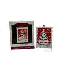 Hallmark Keepsake Ornament US Christmas Stamps Christmas Tree 25 Cents 1... - $8.59