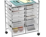 Simplehouseware Utility Cart With 12 Drawers Rolling Storage Art Craft O... - £97.40 GBP