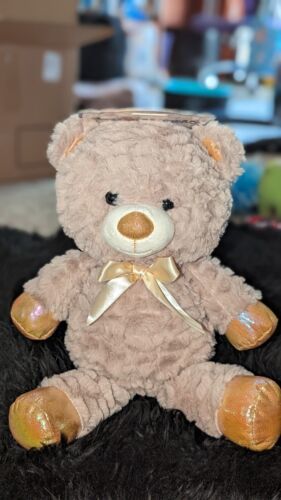 Kellytoy Animal Pals 11.5" Brown Bear Soft Plush Stuffed Animal Toy W/ Bow - $11.88