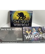NEW One Night Ultimate Werewolf Card Game Bezier, Werewords &amp; Ultimate W... - £14.51 GBP