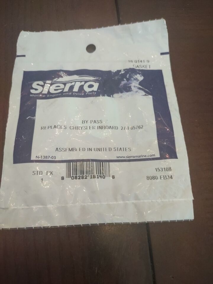 Sierra By-Pass Replaces Chrysler Inboard 27-F85762 - $18.69