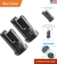2-Pack Replacement Lithium-Ion Batteries for Dremel with Free 12-Month W... - $50.00