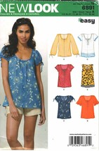 Misses&#39; TOPS 2011  New Look Pattern 6891 Sizes 10-22 - £9.40 GBP