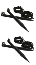 Replacement Yard Inflatable 4 Plastic Stakes 4 Tethers Hooks for lawn bl... - $12.99
