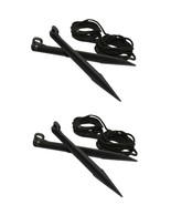 Replacement Yard Inflatable 4 Plastic Stakes 4 Tethers Hooks for lawn bl... - £10.20 GBP