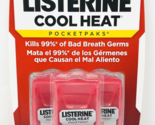 Listerine PocketPaks COOL HEAT Cinnamon Breath Strips 3 Pack 72 Strips - £32.14 GBP