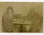 Black Man and Woman in a Nightclub Photo Liquor &amp; Coke Bottle on the Table - £14.24 GBP